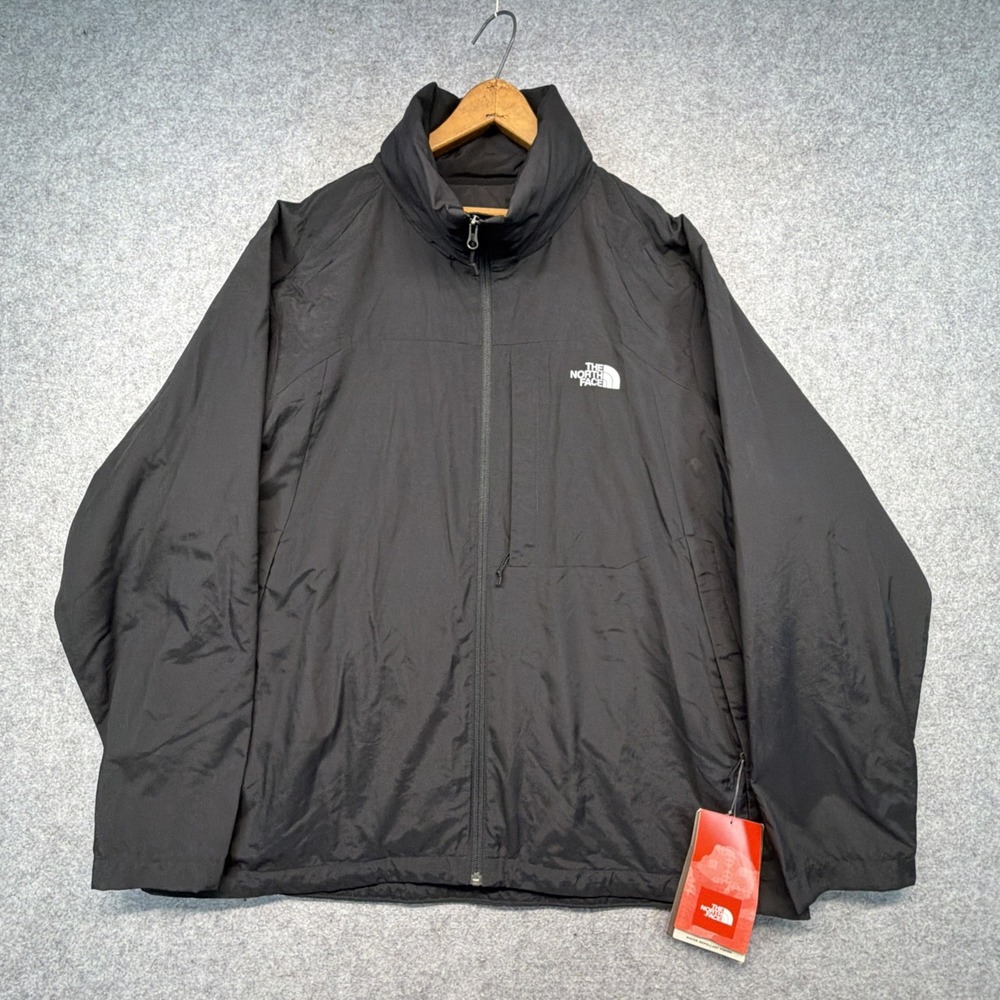 The North Face Geosphere Zip Up Hooded Jacket Black Mens XXL
